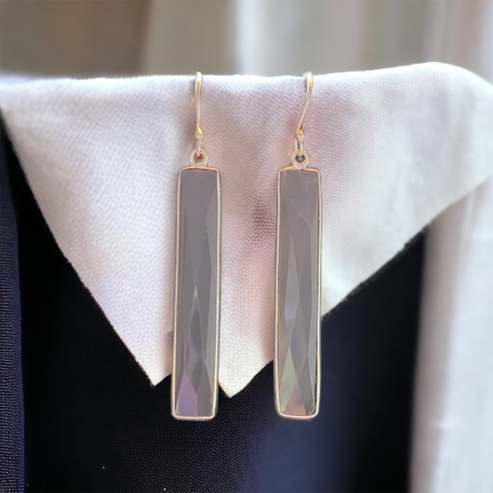 MOONSTONE SILVER EARRINGS